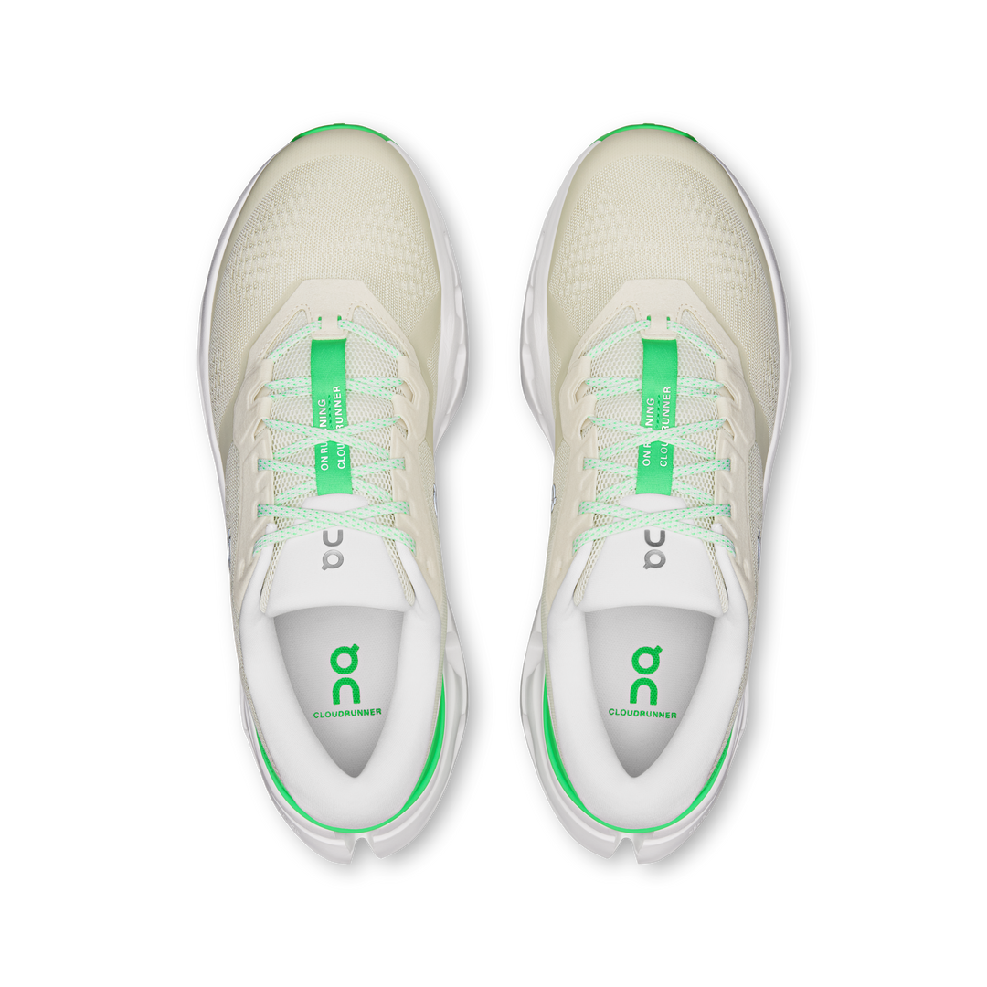ON Mens Cloudrunner 3 - Ghost/Vertide - Stability - AW26