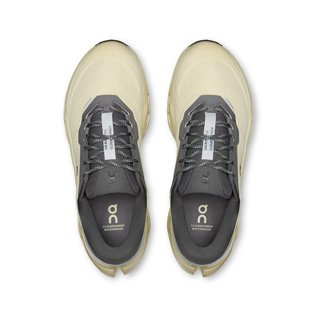 ON Mens Cloudrunner 3 Waterproof - Pollen/Haze - Stability - AW26