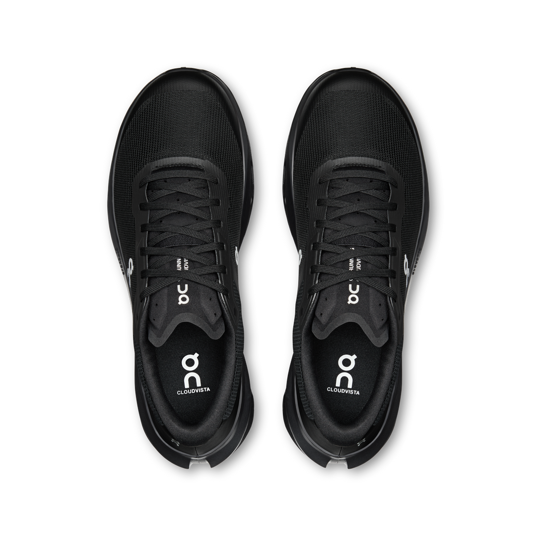 ON Mens Cloudvista 3 - Black/Black - Trail - AW26