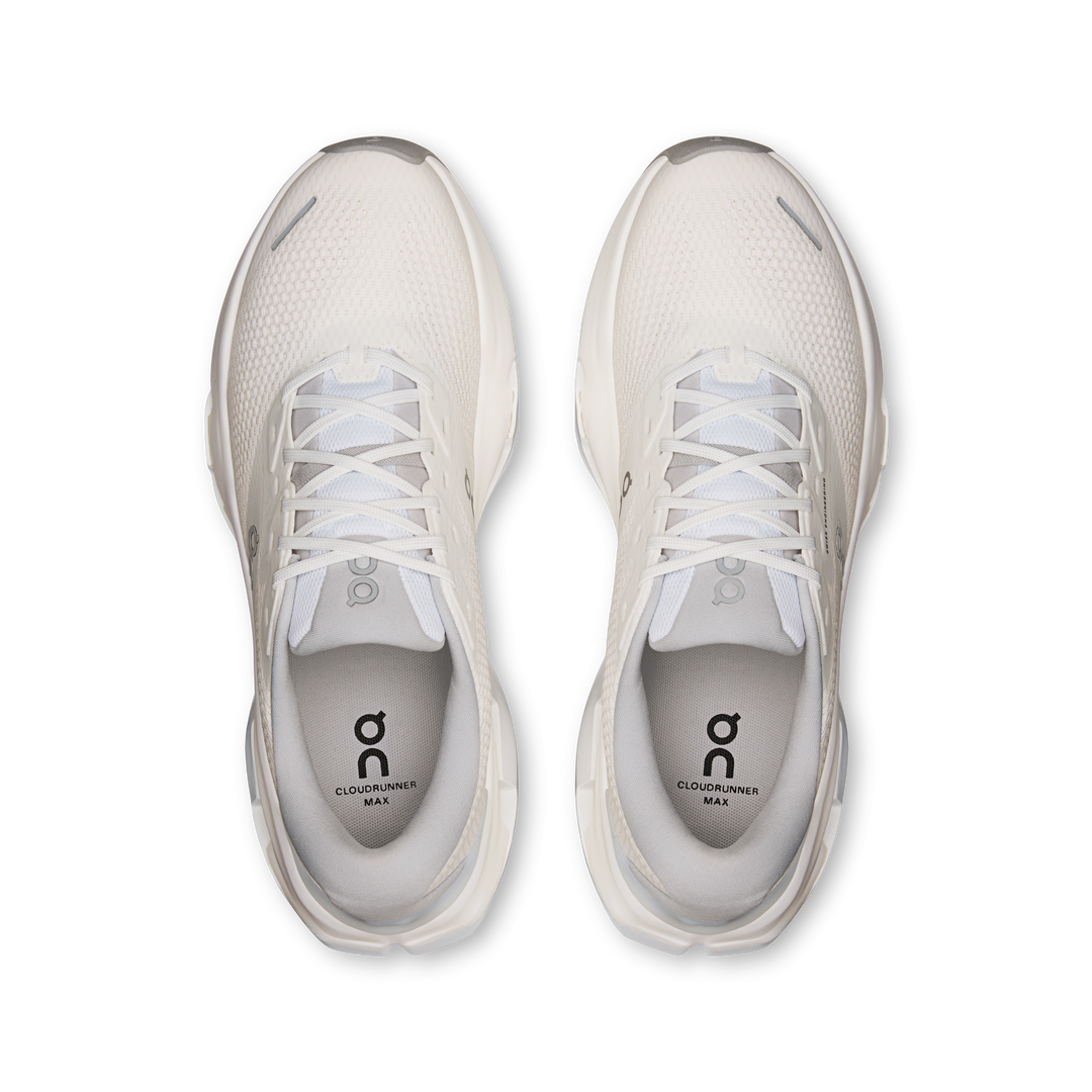 ON Mens Cloudrunner 3 Max - White/Glacier - Stability - AW26