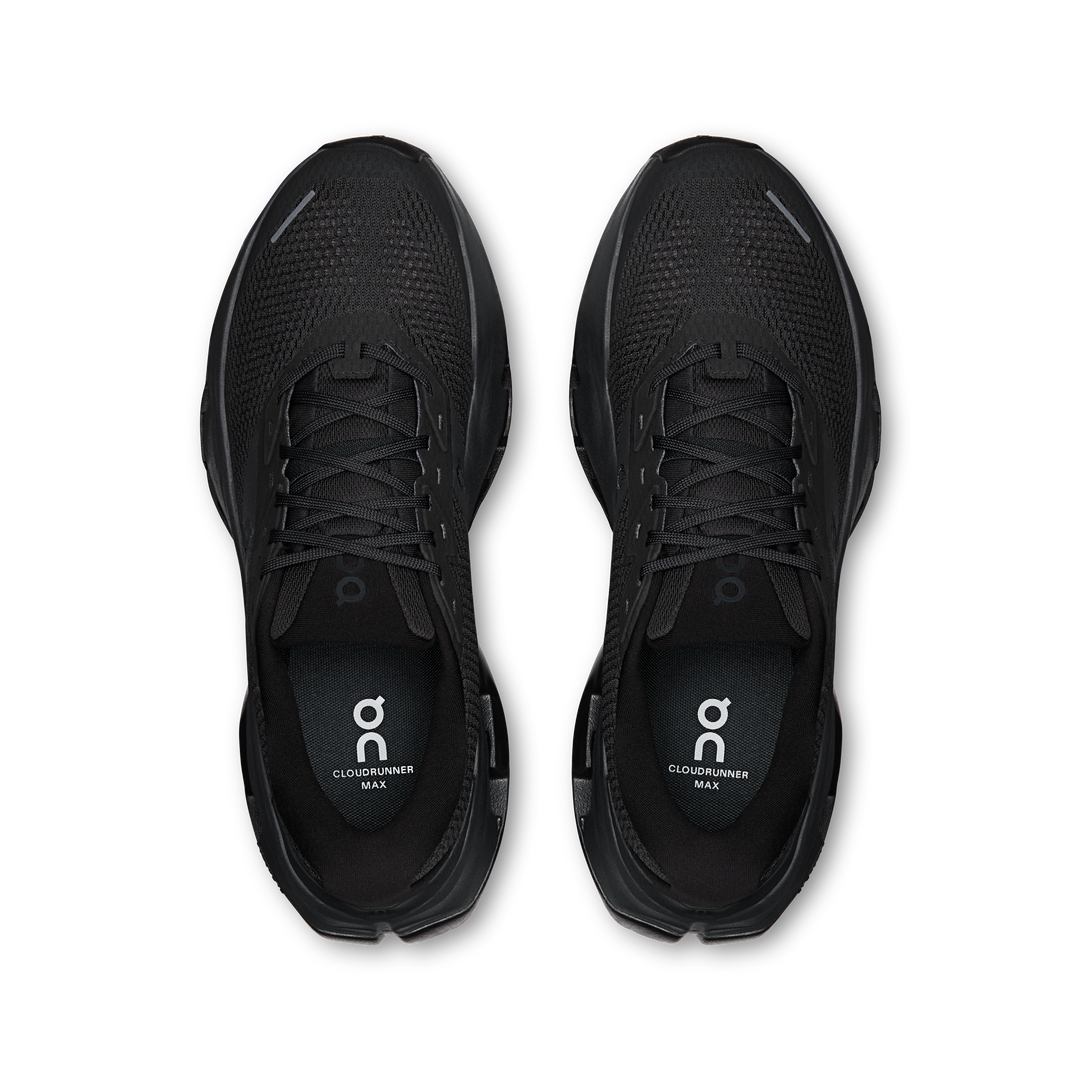 ON Mens Cloudrunner 3 Max - Black/Black - Stability - AW26