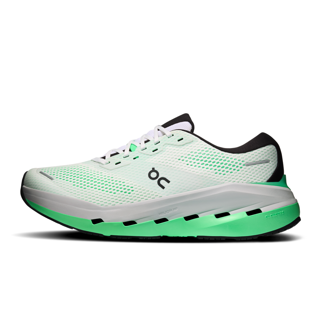 ON Mens Cloudrunner 3 Max - White/Verdite - Stability - AW26
