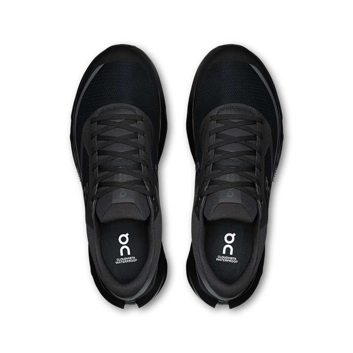 ON Mens Cloudvista 3 Waterproof - Black/Black - Trail - AW26