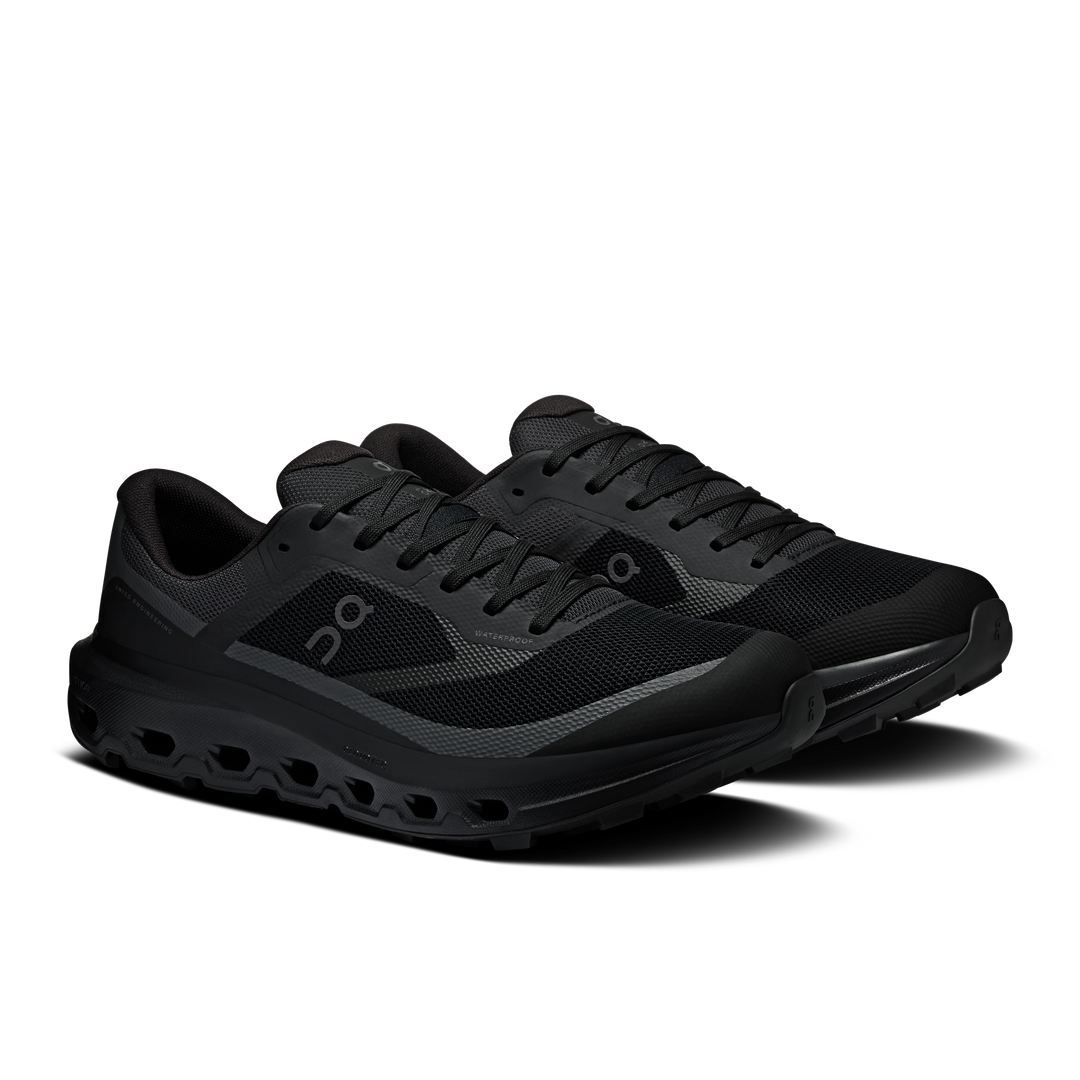ON Mens Cloudvista 3 Waterproof - Black/Black - Trail - AW26