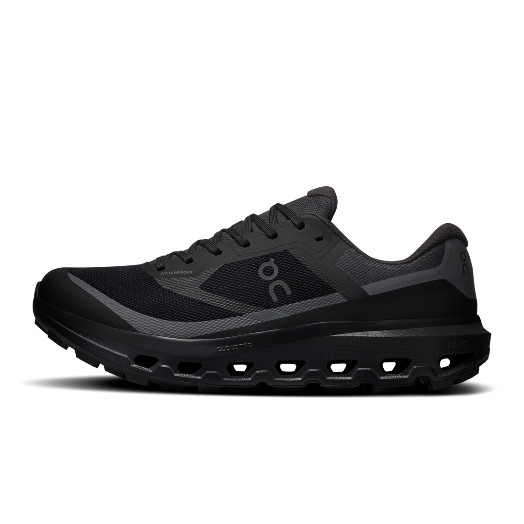 ON Mens Cloudvista 3 Waterproof - Black/Black - Trail - AW26