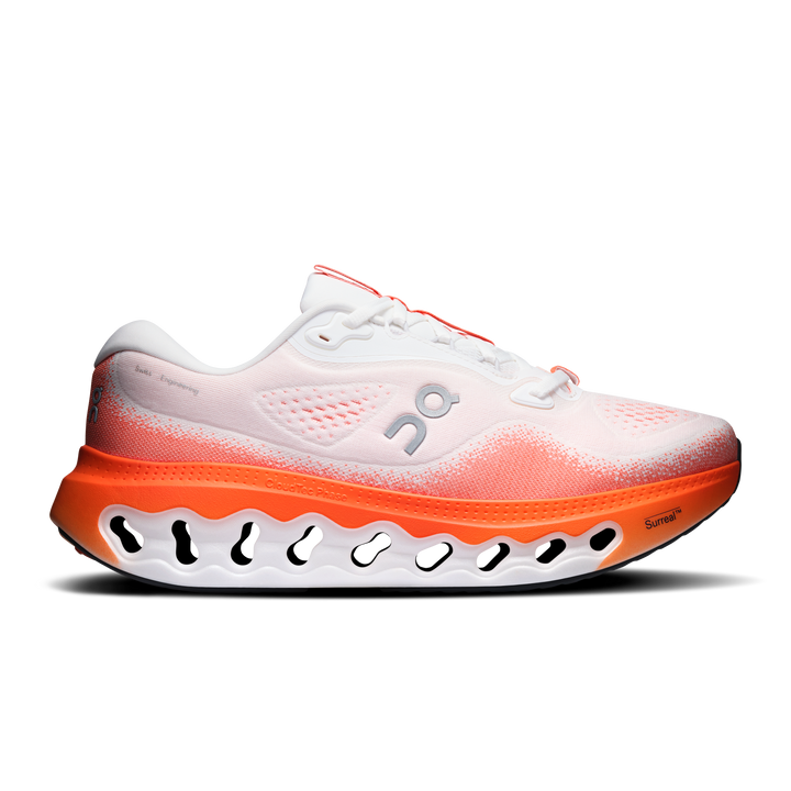 ON Mens Cloudsurfer 3 - White/Flame - AW26
