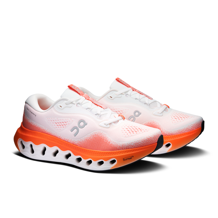ON Mens Cloudsurfer 3 - White/Flame - AW26