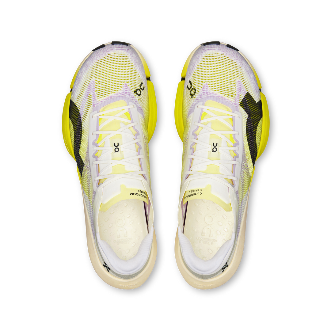 ON Unisex Cloudboom Strike 2 - White/Lime - AW26
