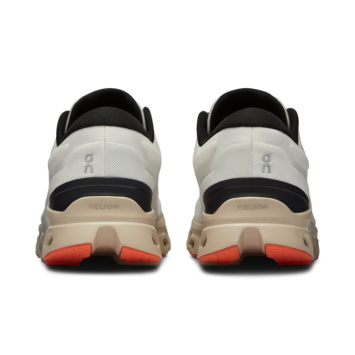 ON Womens Cloudstratus 3 - Undyed-White/Sand