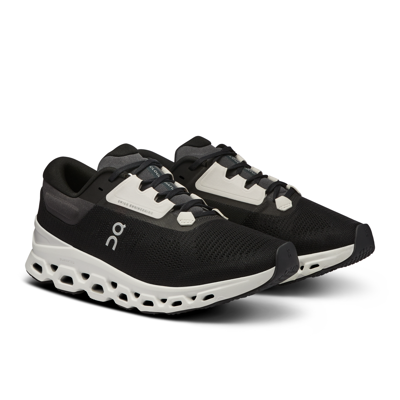 ON Womens Cloudstratus 3 - Black/Frost