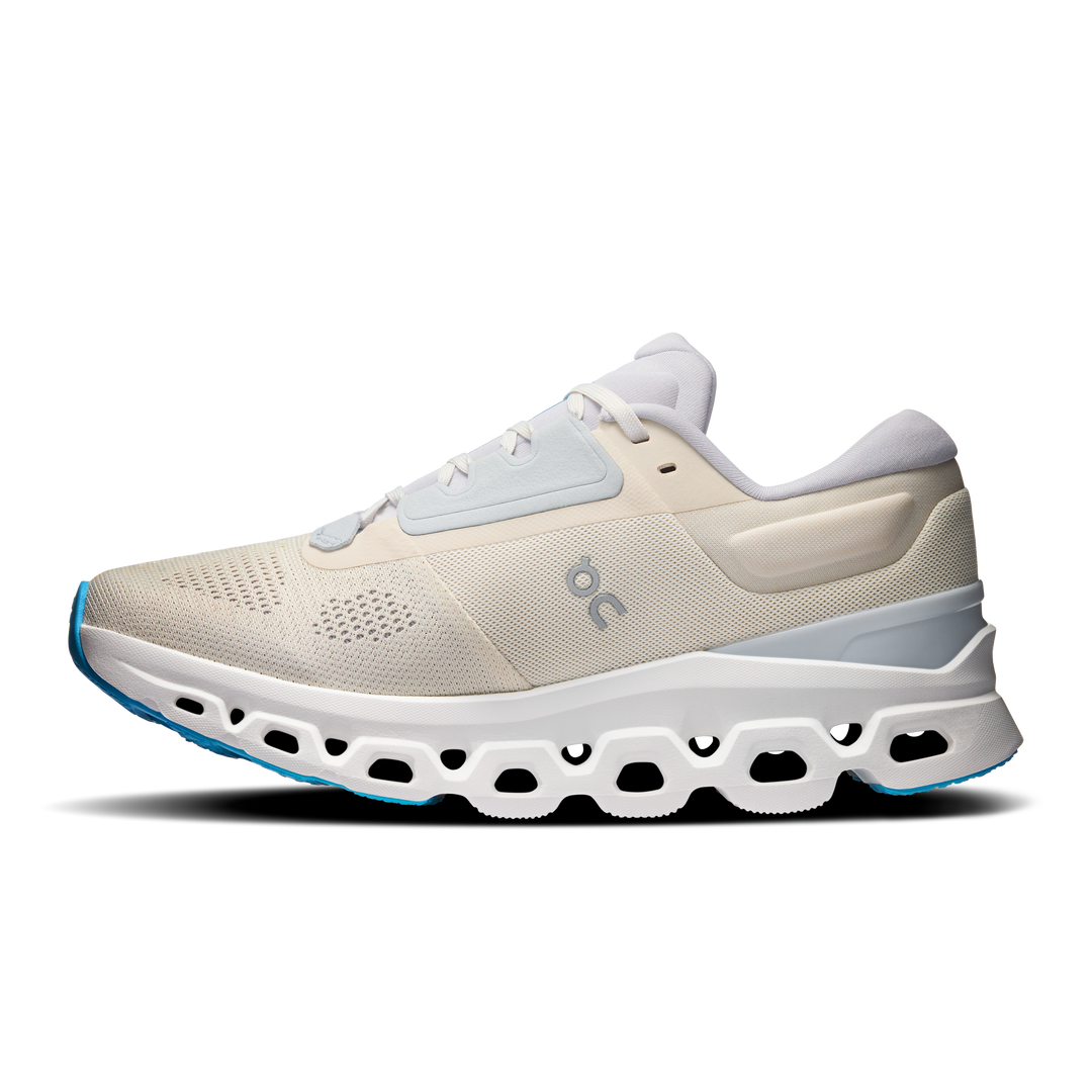 ON Womens Cloudstratus 3 - Cream/Arctic - SS25