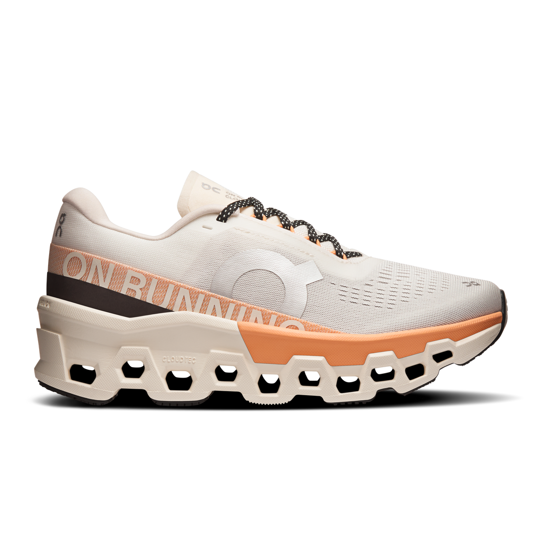ON Womens Cloudmonster 2 - Ivory/Tangerine - AW25