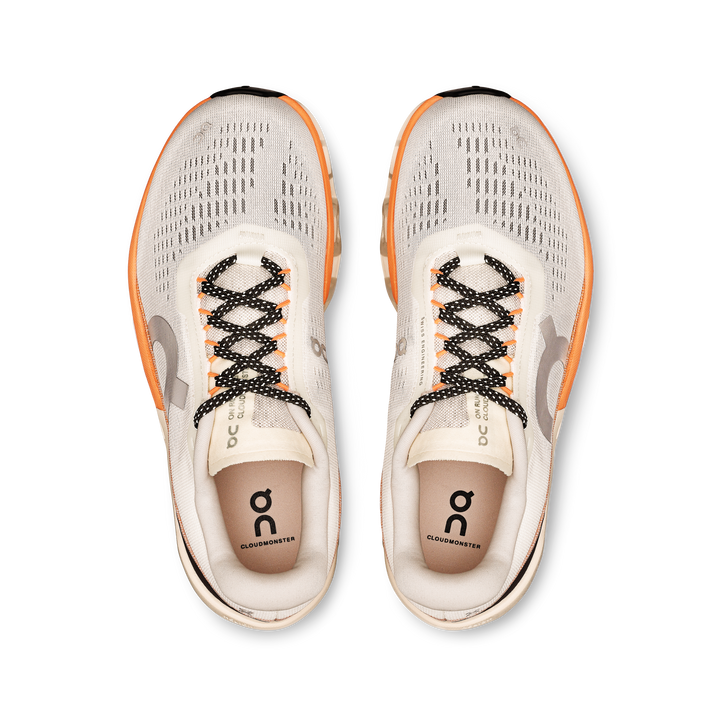 ON Womens Cloudmonster 2 - Ivory/Tangerine - AW25