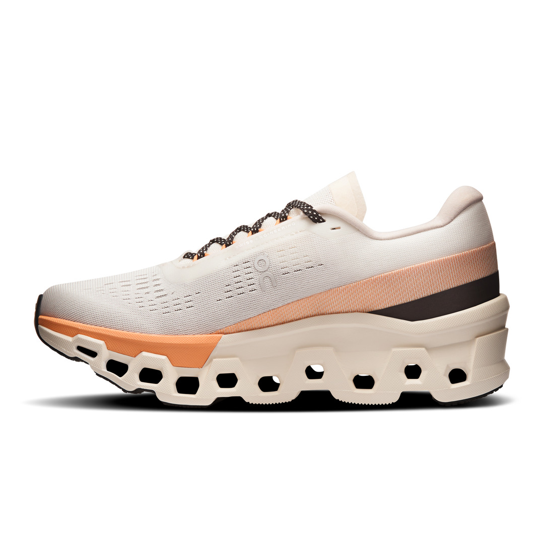 ON Womens Cloudmonster 2 - Ivory/Tangerine - AW25