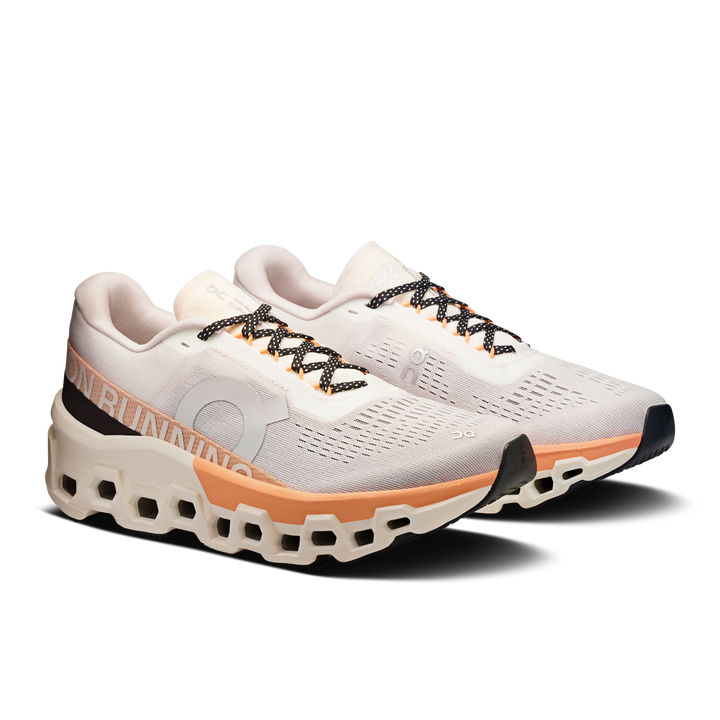 ON Womens Cloudmonster 2 - Ivory/Tangerine - AW25