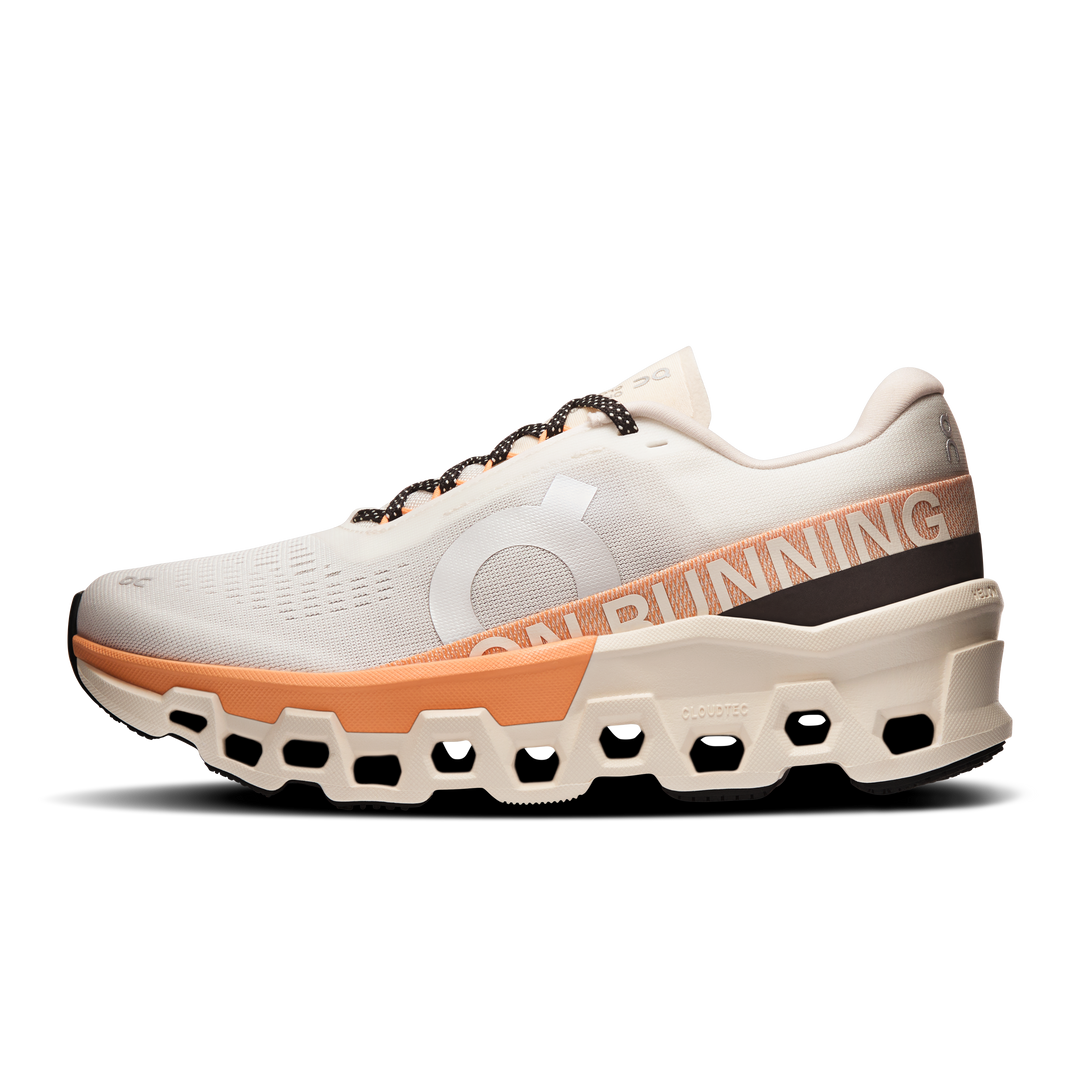ON Womens Cloudmonster 2 - Ivory/Tangerine - AW25