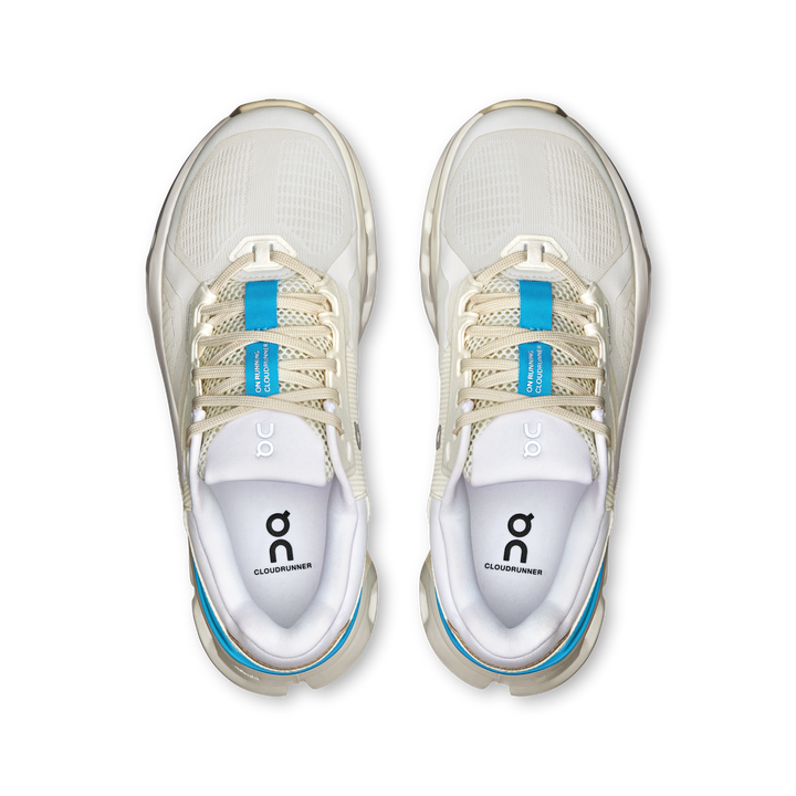 ON Womens Cloudrunner 2 - White/Horizon - Stability - SS25
