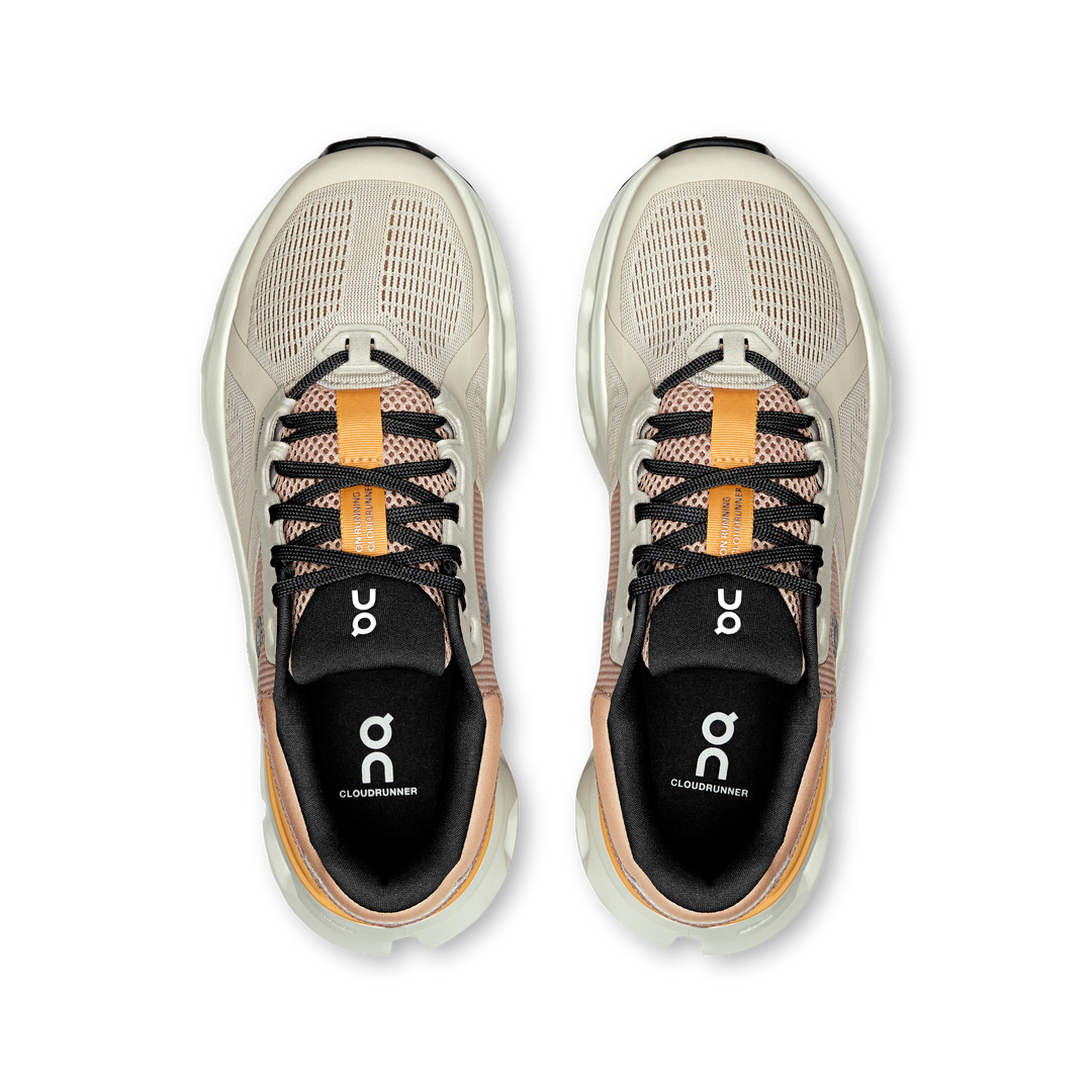 ON Womens Cloudrunner 2 - Pearl/Tangerine - Stability - SS25