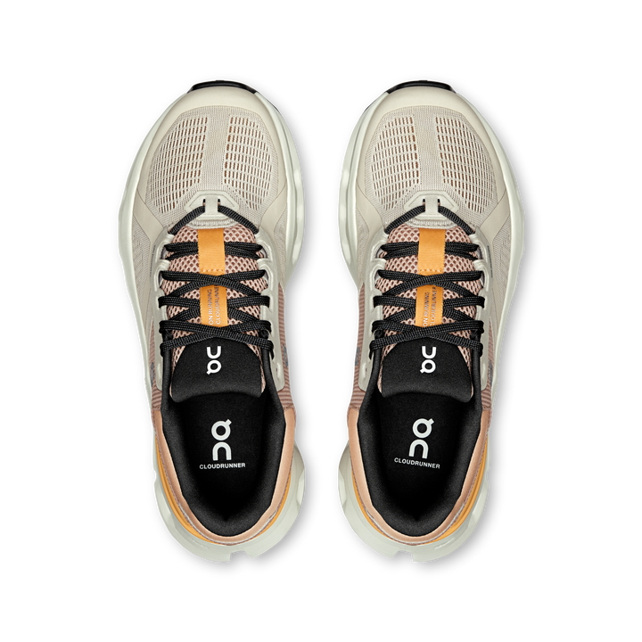 ON Womens Cloudrunner 2 - Pearl/Tangerine - Stability - SS25