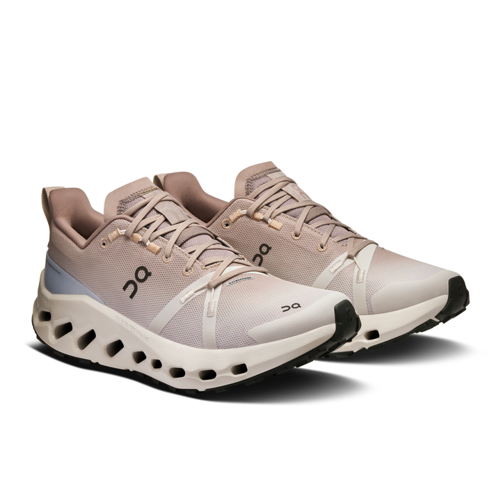 ON Womens Cloudsurfer Trail WP - Desert/Wolf - Trail - SS25