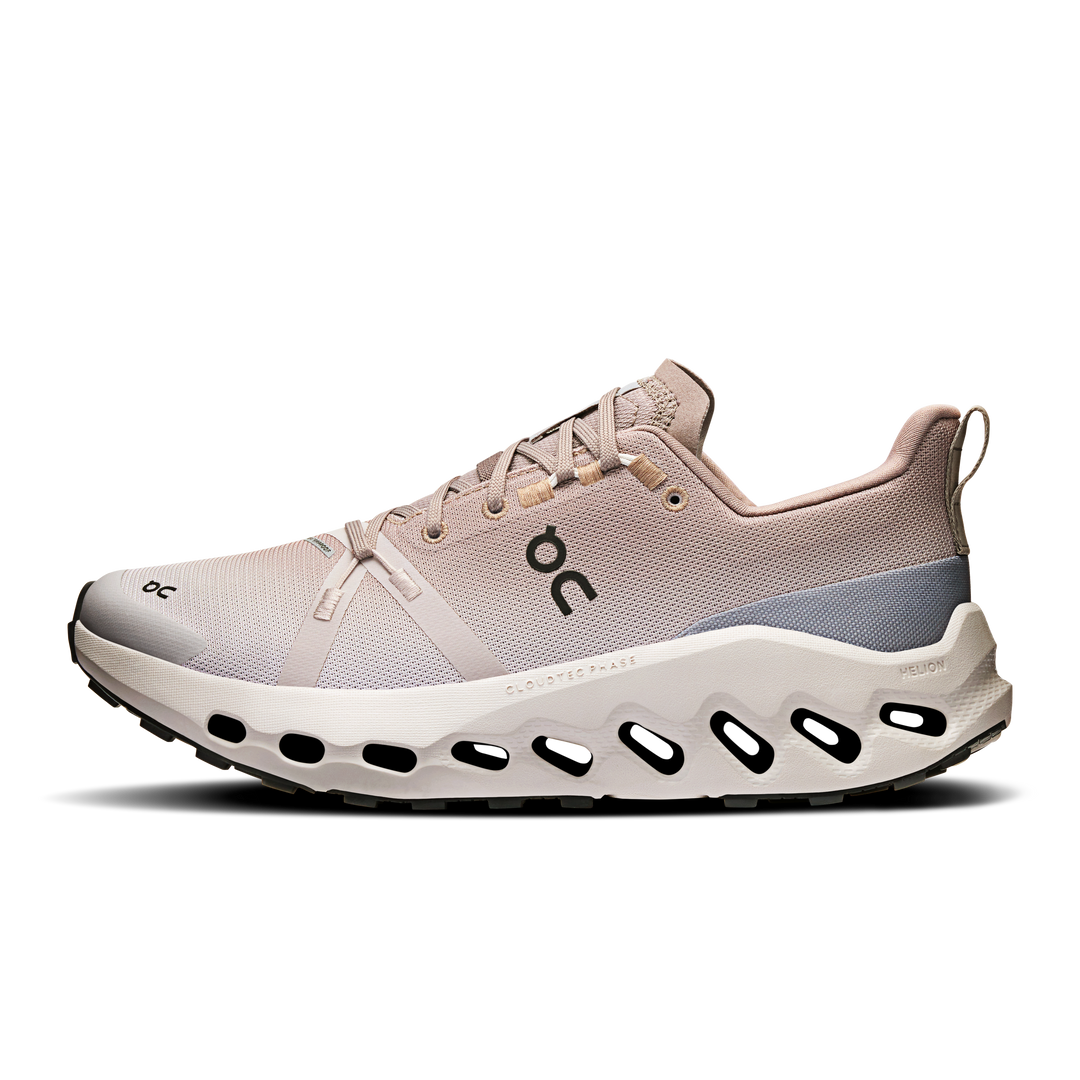 ON Womens Cloudsurfer Trail WP - Desert/Wolf - Trail - SS25