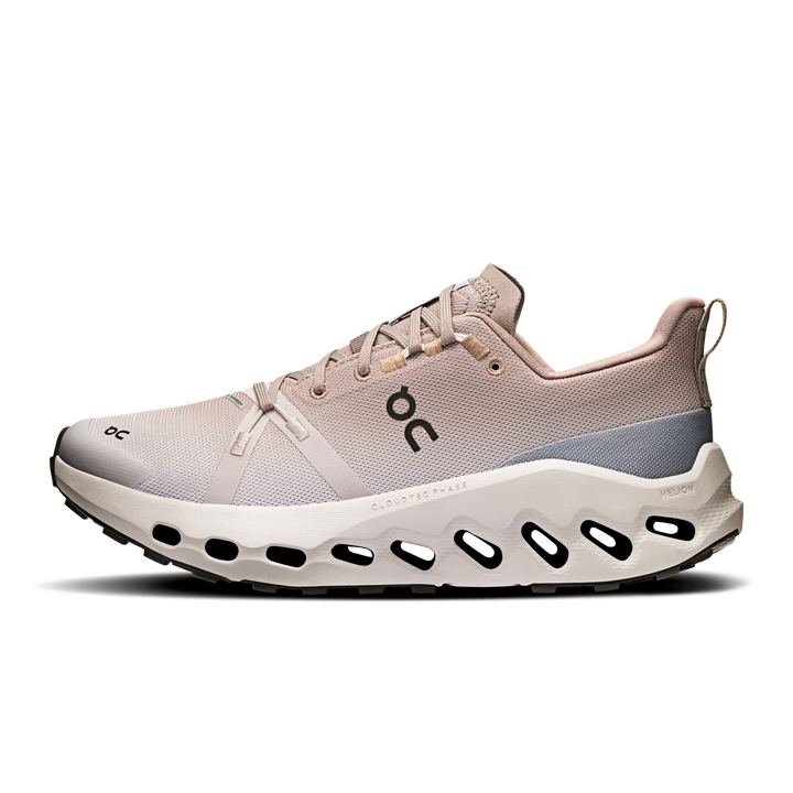 ON Womens Cloudsurfer Trail WP - Desert/Wolf - Trail - SS25
