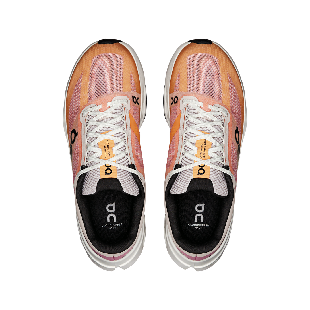 ON Womens Cloudsurfer Next - Tangerine/Ivory - SS25