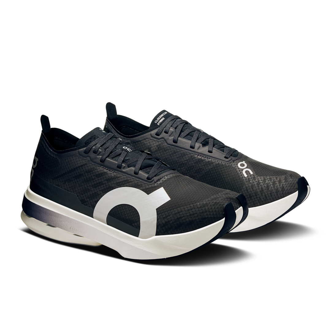 Extress Delivery Icon ON Womens Cloudboom Strike - Black/White - AW25 – Run North West