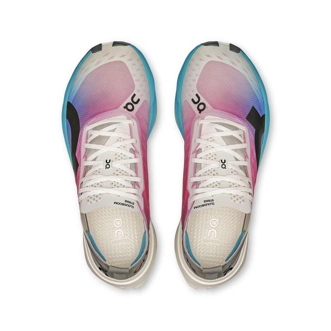 ON Womens Cloudboom Strike - White/Horizon - AW25