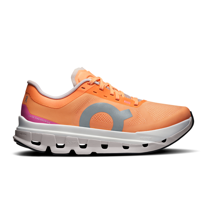 ON Womens Cloudflow 5 - Tangerine/Silver - AW25