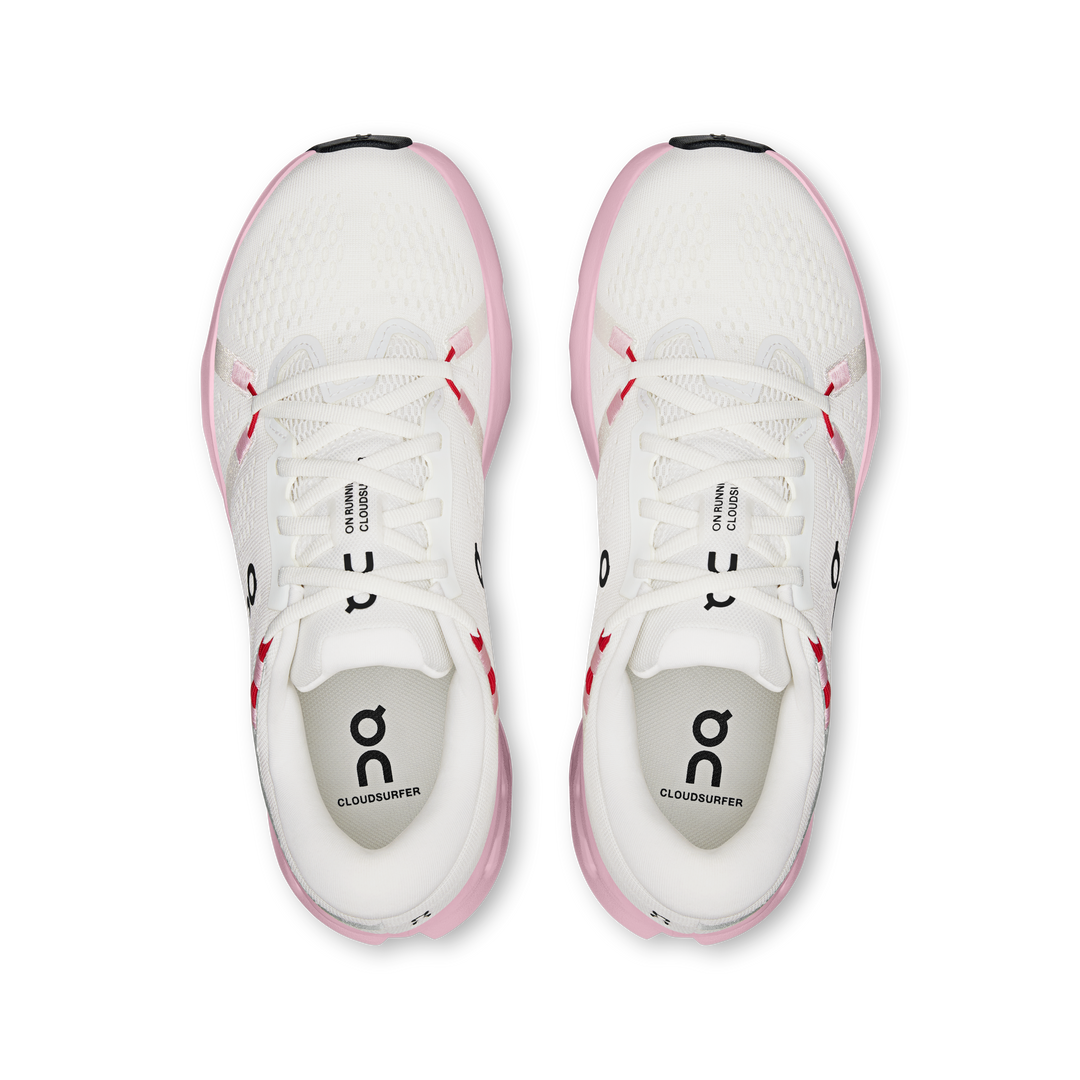 ON Womens Cloudsurfer 2 - Ivory/Peony | Run North West