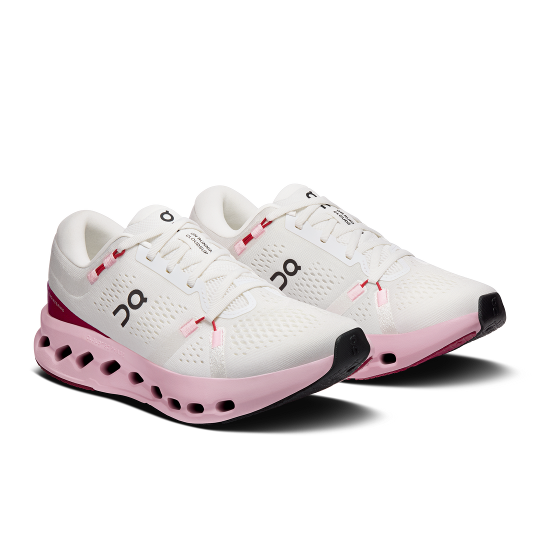 ON Womens Cloudsurfer 2 - Ivory/Peony - SS26