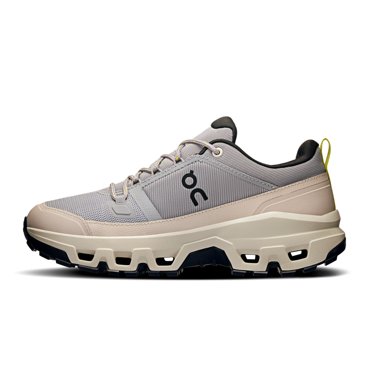 ON Womens Cloudrock Low Waterproof - Alloy/Ice - Trail - SS25