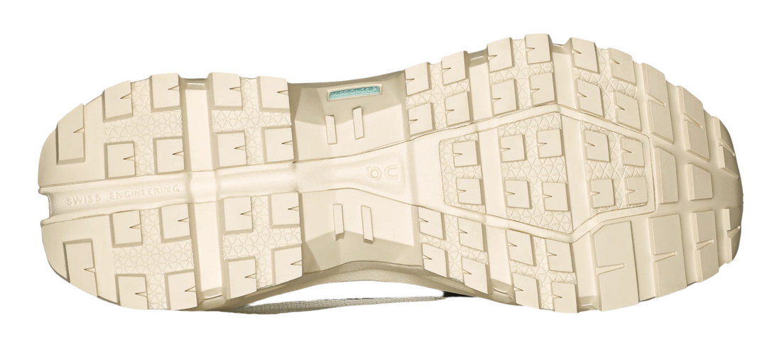ON Womens Cloudrock Low Waterproof - Ivory/Ivory - Trail - AW25