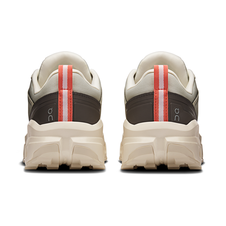 ON Womens Cloudrock Low Waterproof - Ivory/Ivory - Trail - AW25
