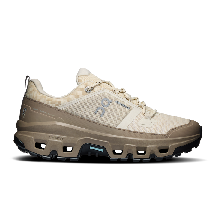 ON Womens Cloudrock Low Waterproof - Grain/Soba - Trail - AW26