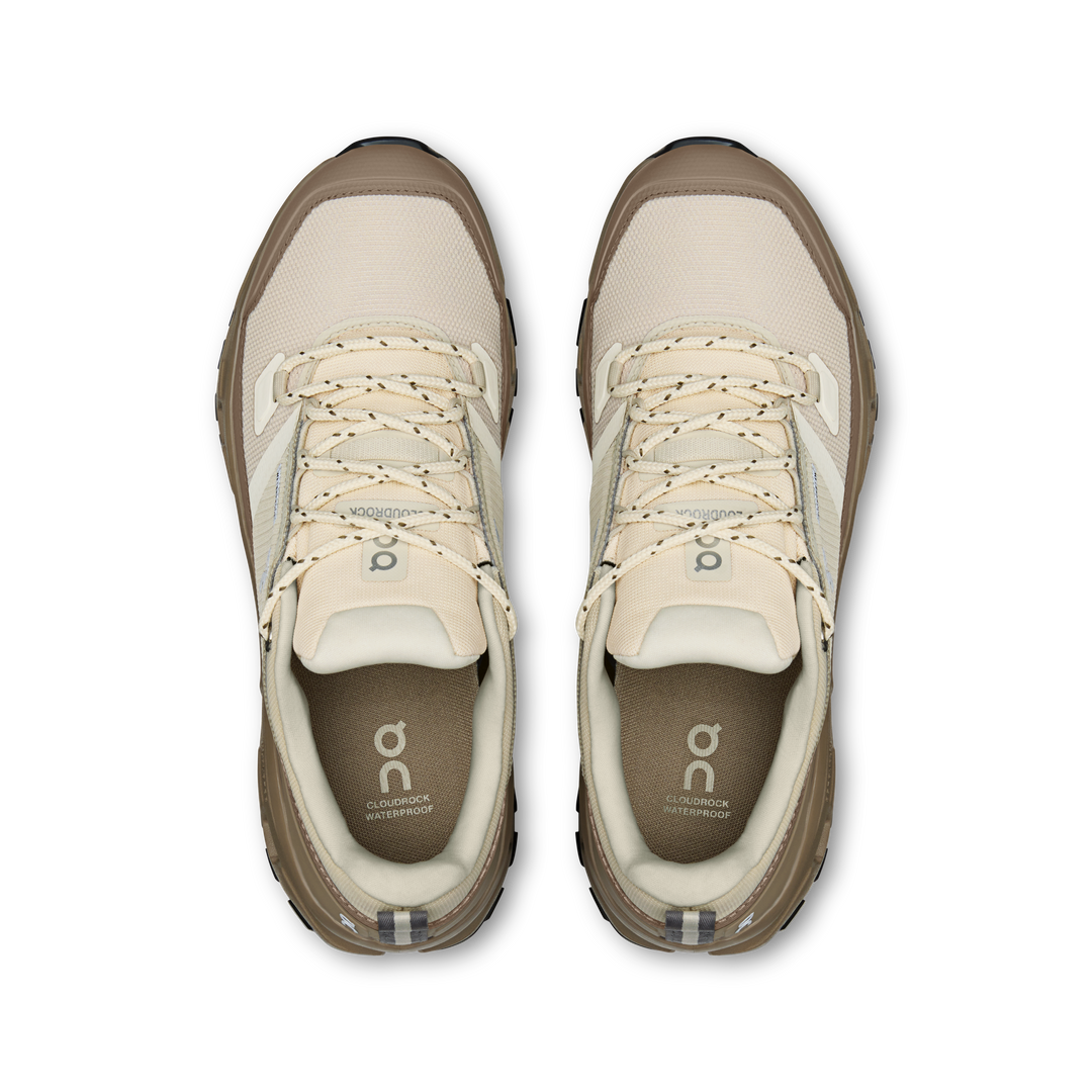 ON Womens Cloudrock Low Waterproof - Grain/Soba - Trail - AW26