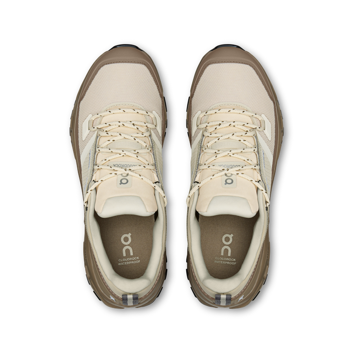 ON Womens Cloudrock Low Waterproof - Grain/Soba - Trail - AW26