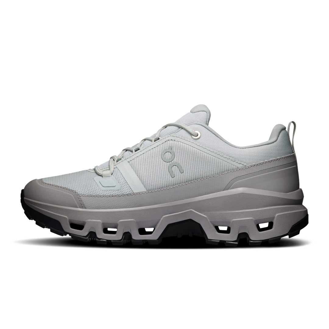 ON Womens Cloudrock Low Waterproof - Glacier/Ore - Trail - AW26