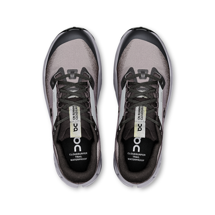 ON Womens Cloudsurfer Trail 2 WP - Black/Lilac - Trail - AW25