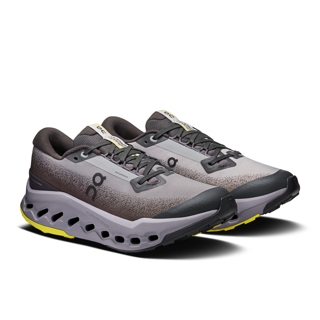 ON Womens Cloudsurfer Trail 2 WP - Black/Lilac - Trail - AW25
