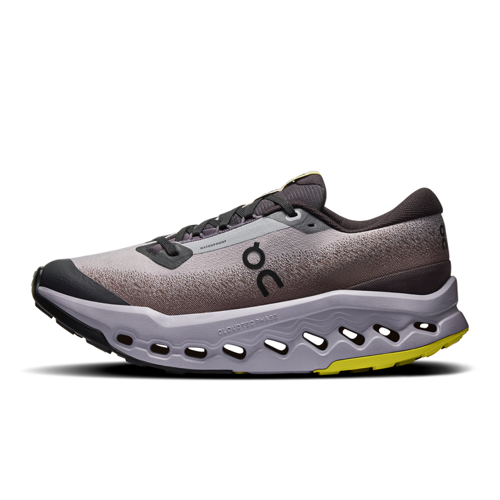 ON Womens Cloudsurfer Trail 2 WP - Black/Lilac - Trail - AW25