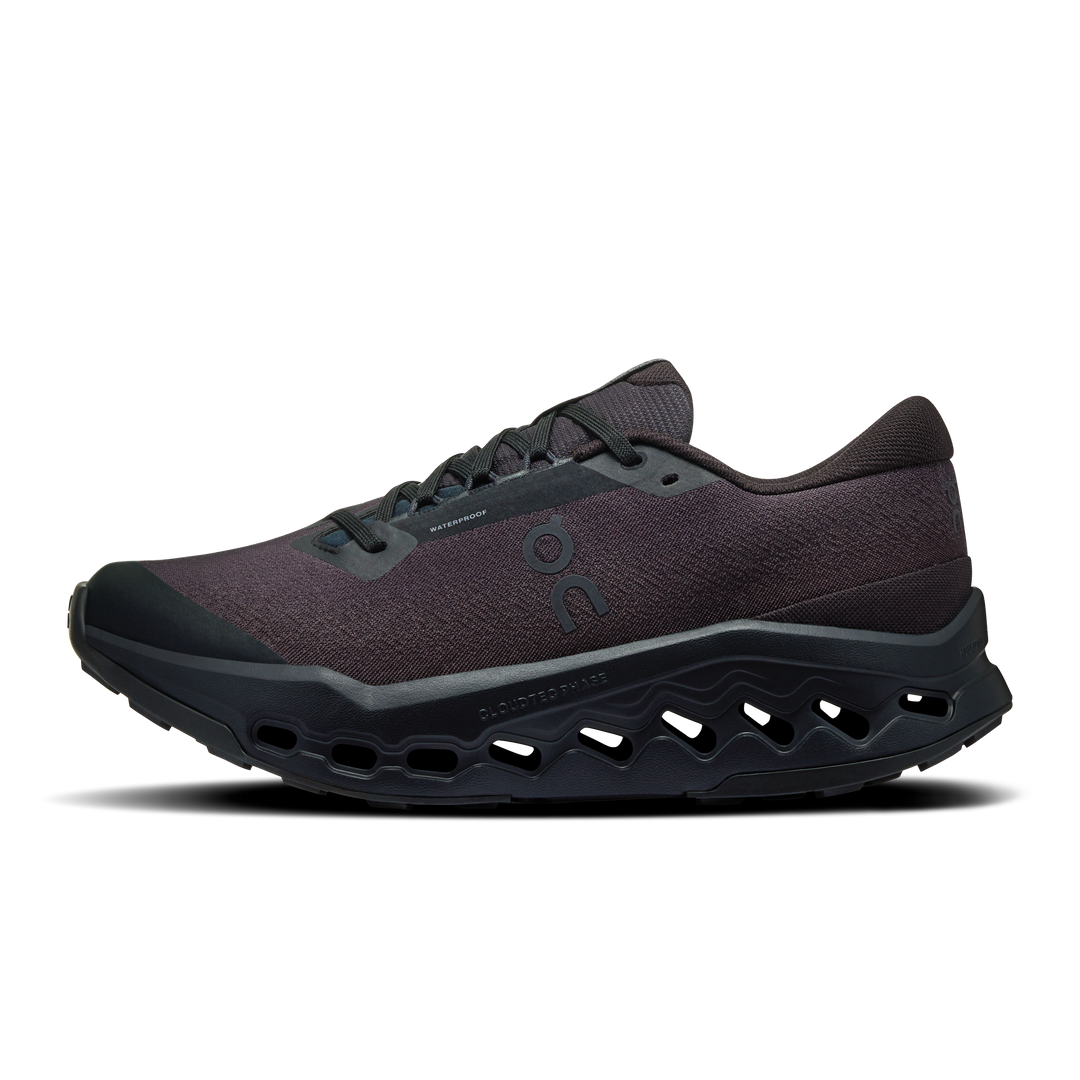 ON Femme Cloudsurfer Trail 2 WP - Noir/Noir - Trail - AW25