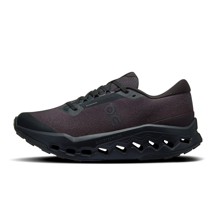 ON Femme Cloudsurfer Trail 2 WP - Noir/Noir - Trail - AW25