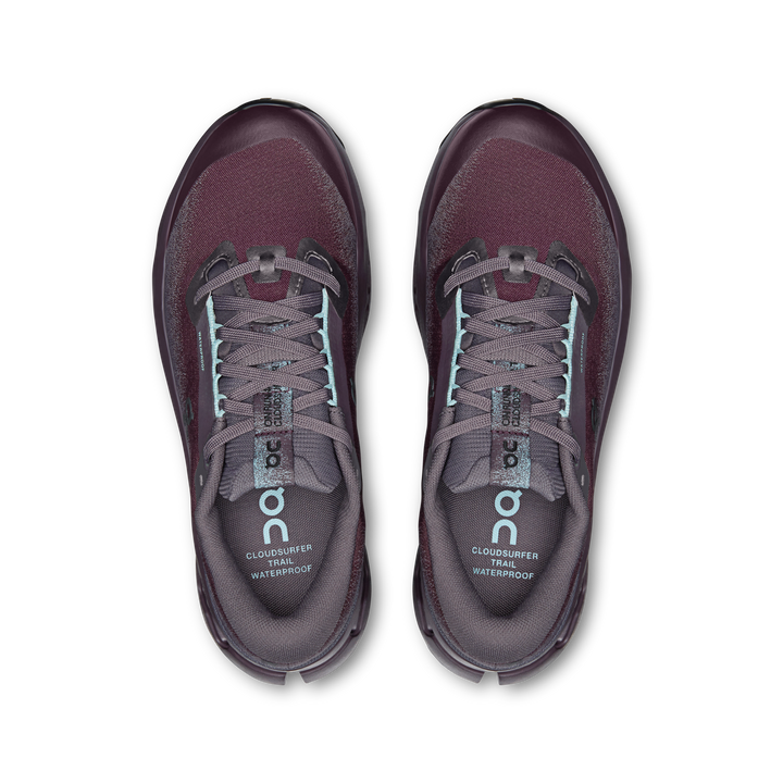ON Womens Cloudsurfer Trail 2 WP - Urchin/Pebble - Trail - AW26