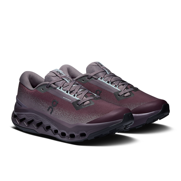ON Womens Cloudsurfer Trail 2 WP - Urchin/Pebble - Trail - AW26