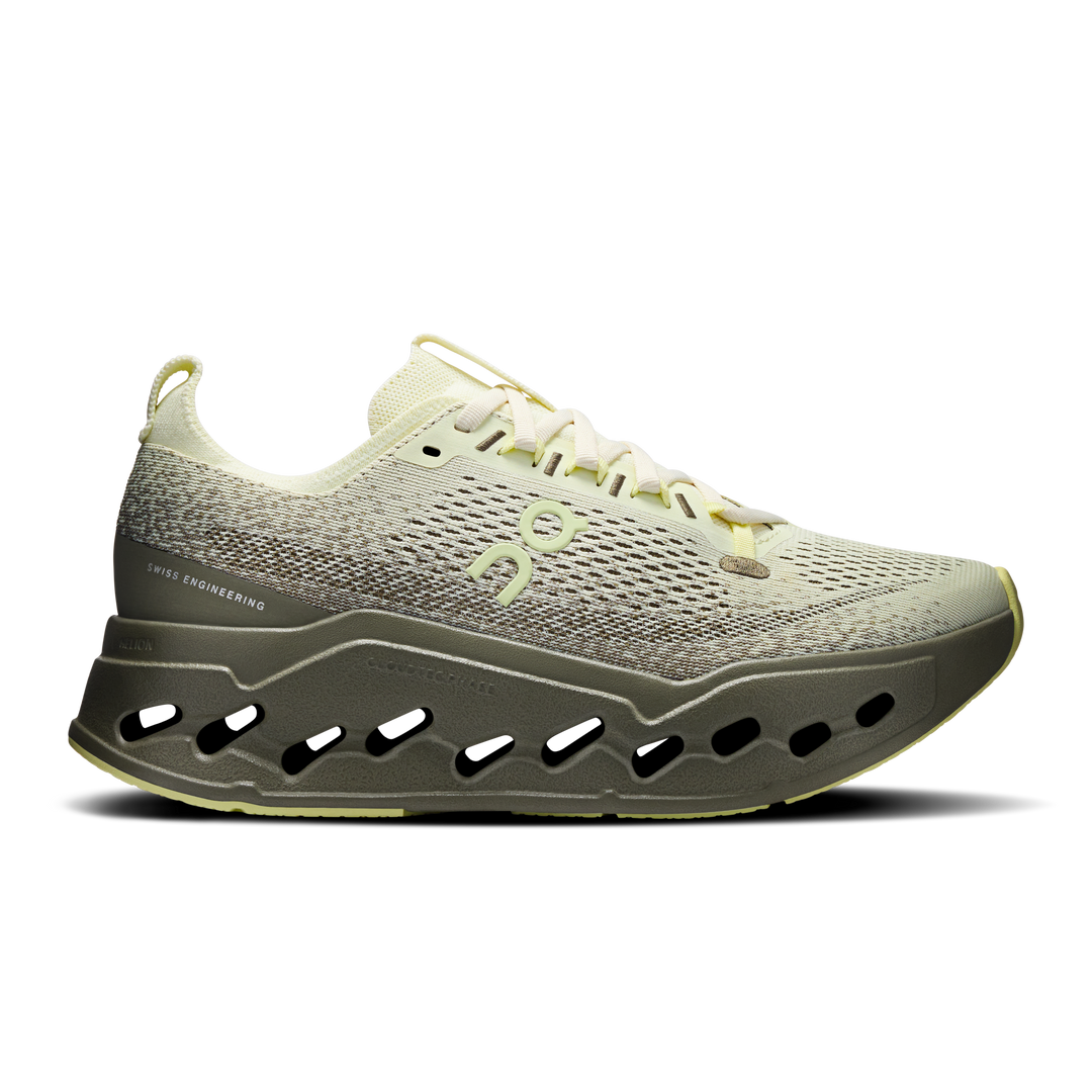 ON Damen Cloudsurfer Max Wide – Seedling/Olive – SS26