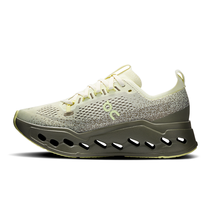 ON Damen Cloudsurfer Max Wide – Seedling/Olive – SS26