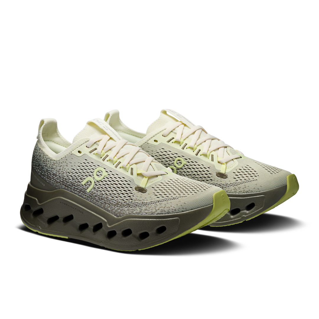ON Damen Cloudsurfer Max Wide – Seedling/Olive – SS26