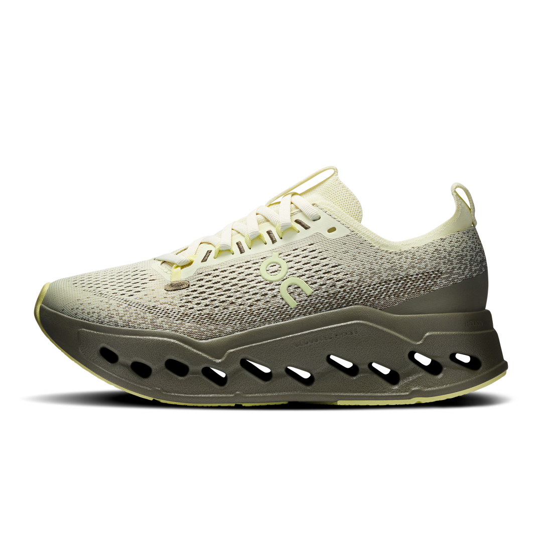 ON Damen Cloudsurfer Max Wide – Seedling/Olive – SS26